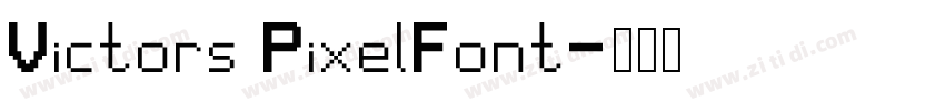 Victors PixelFont字体转换